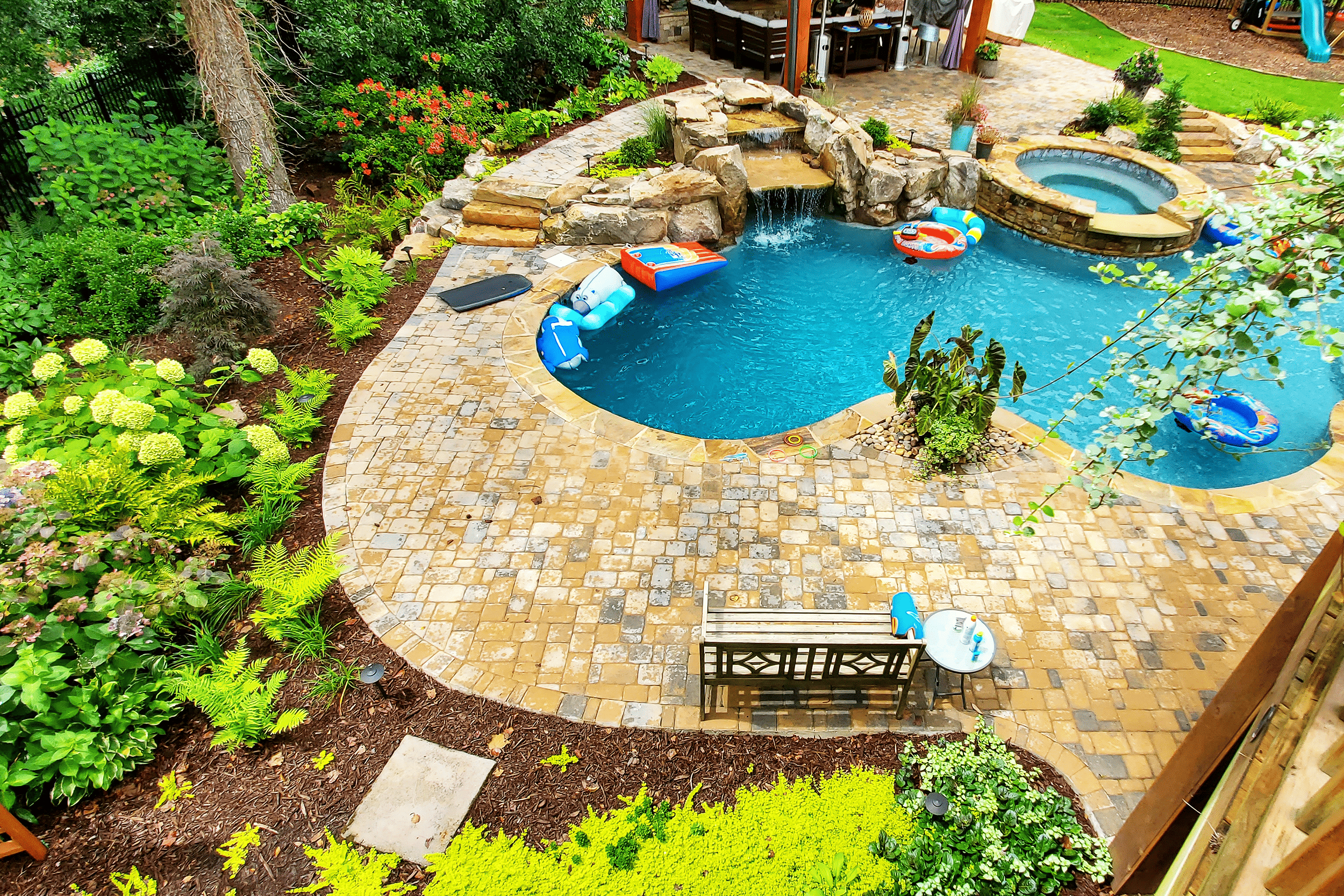 Pool Landscaping in Lawrenceville